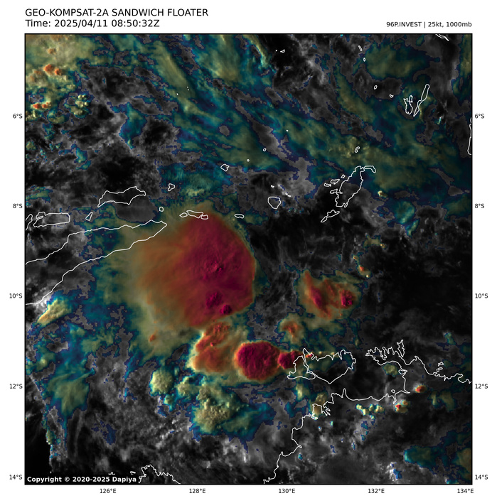 INVEST 96P under close watch// 3 Week Tropical Cyclone Formation Probability//1109utc 