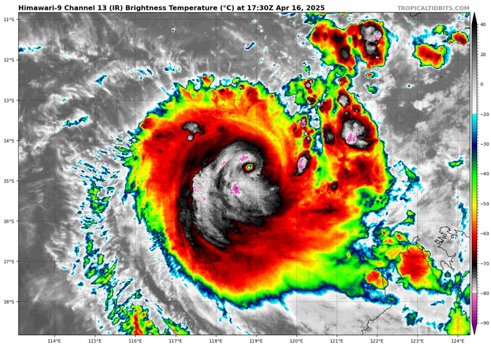 TC 29S(ERROL) peaked at CATEGORY 5 US/SUPER TYPHOON after Extreme Rapid Intensification//3 Week Tropical Cyclone Formation Probability//1618utc 