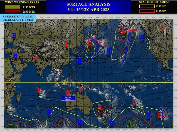 TC 29S(ERROL) peaked at CATEGORY 5 US/SUPER TYPHOON after Extreme Rapid Intensification//3 Week Tropical Cyclone Formation Probability//1618utc 