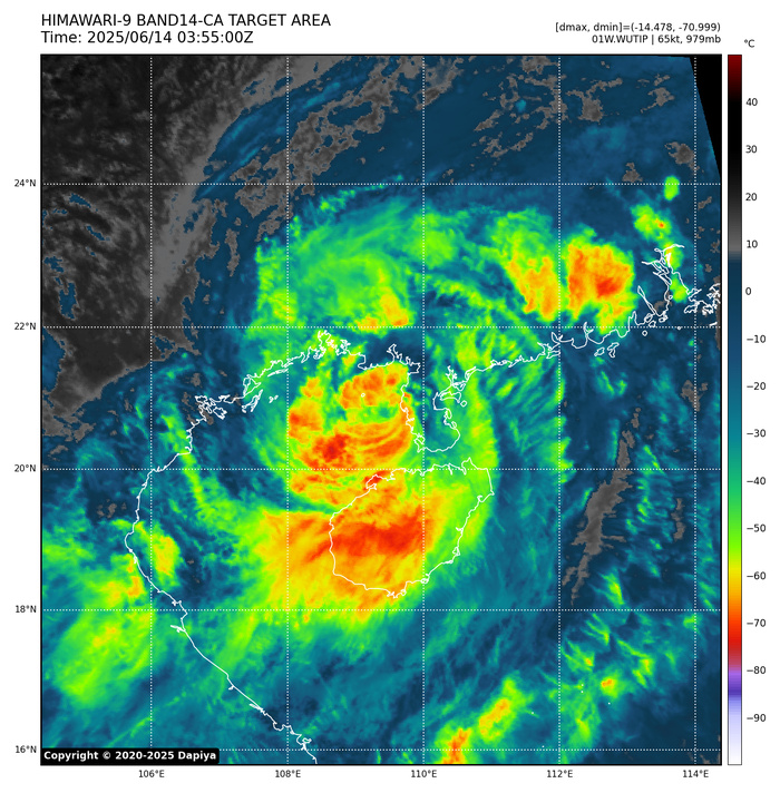 01W(WUTIP) 1st Typhoon of the 2025 Western North Pacific season