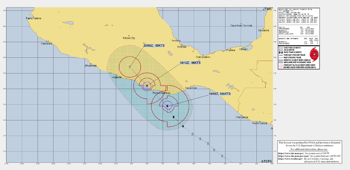 Major HURRICANE 05E(ERICK) near CAT 4 US making landfall 