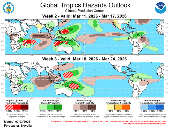 3 Week Tropical Cyclone Formation Probability//03/03/26
