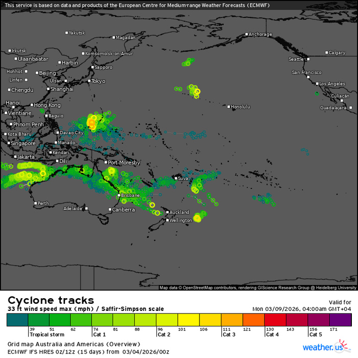 3 Week Tropical Cyclone Formation Probability//03/03/26