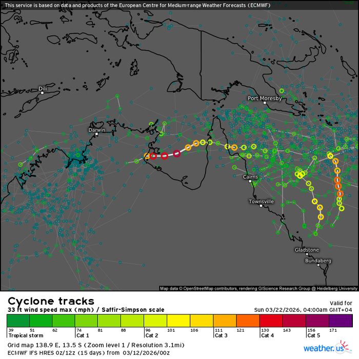 3 Week Tropical Cyclone Formation Probability//03/10/26 3 Week Tropical Cyclone Formation Probability//03/10/26