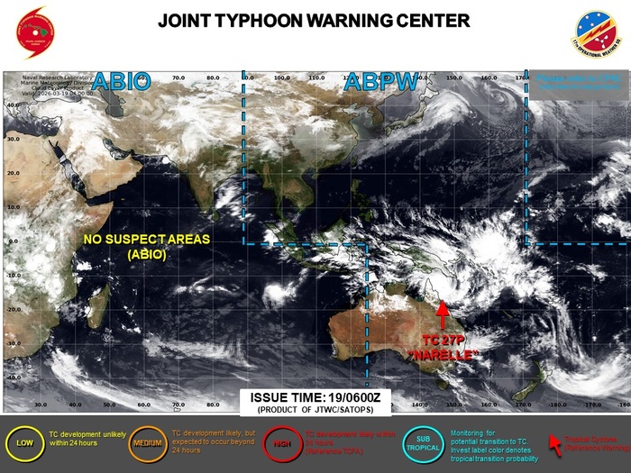 TC 27P NARELLE near Super Typhoon Intensity