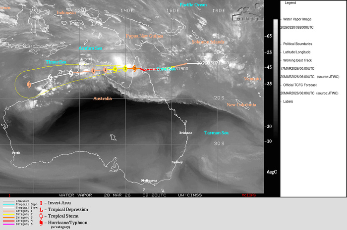 Mighty TC 27P NARELLE made first landfall but far from being dead