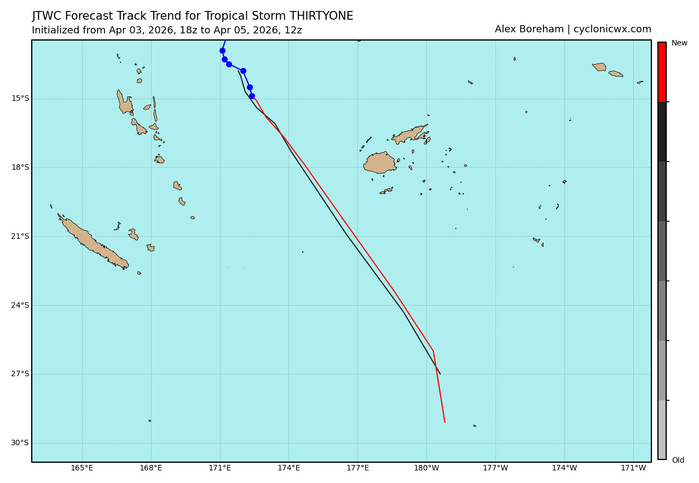 SOUTH PACIFIC: TC 30P(MAILA) still intensifying but still very slow moving/ TC 31P (VAIANU) Rapid Intensification likely next 36 hours//051500Z SOUTH PACIFIC: TC 30P(MAILA) still intensifying but still very slow moving/ TC 31P (VAIANU) Rapid Intensification likely next 36 hours//051500Z
