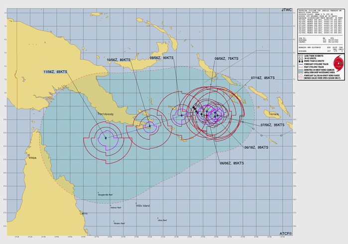 SOUTH PACIFIC: TC 30P(MAILA) and TC 31P(VAIANU) both forecast to reach CAT 3 US within 12 hours//061500Z SOUTH PACIFIC: TC 30P(MAILA) and TC 31P(VAIANU) both forecast to reach CAT 3 US within 12 hours//061500Z