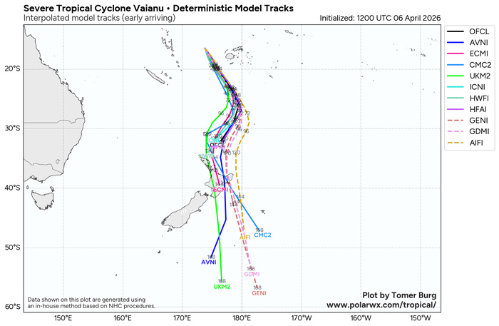 SOUTH PACIFIC: TC 30P(MAILA) and TC 31P(VAIANU) both forecast to reach CAT 3 US within 12 hours//061500Z SOUTH PACIFIC: TC 30P(MAILA) and TC 31P(VAIANU) both forecast to reach CAT 3 US within 12 hours//061500Z