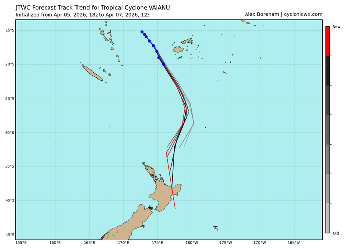 SOUTH PACIFIC: TC 30P(MAILA) near CAT 4 US despite possible up-welling,intensification still possible next 24h/TC 31P (VAIANU) peaked at CAT 3 forecast to be a strong Subtropical Storm by 96h//071500 UTC 
