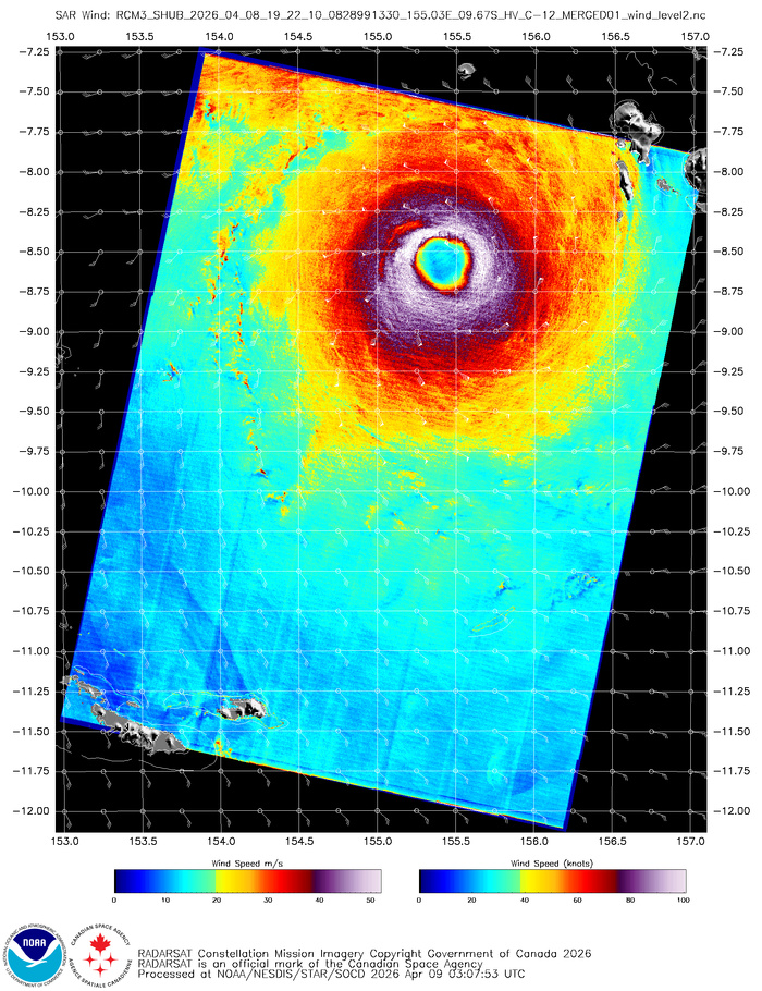WESTERN PACIFIC: TD 04W intensifying and gradually approaching GUAM// SOUTH PACIFC: TC 30P(MAILA) powerful but very slow moving/31P(VAIANU) now subptropical//090300 UTC
