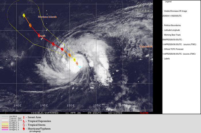 WESTERN PACIFIC: by 48h TY 04W(SINLAKU) is forecast be near Super Typhoon intensity and track dangersouly close to GUAM /SOUTH PACIFIC: TD 30P(MAILA) spectacular weakening last 24h/31P(VAIANU) subptropical storm close to NZ//110900 UTC