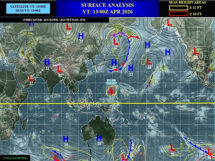 WESTERN PACIFIC: Super Typhoon 04W(SINLAKU) CAT 5 US peaked at 160kt,forecast to hit directly TINIAN and SAIPAN islands in 24h at Super Typhoon Intensity//130900 UTC WESTERN PACIFIC: Super Typhoon 04W(SINLAKU) CAT 5 US peaked at 160kt,forecast to hit directly TINIAN and SAIPAN islands in 24h at Super Typhoon Intensity//130900 UTC