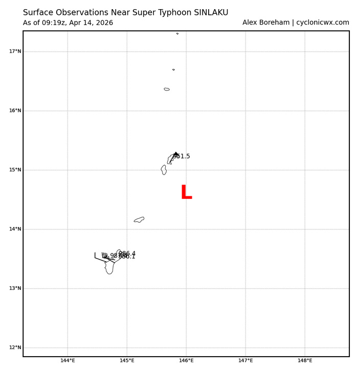 WESTERN PACIFIC: Super Typhoon 04W(SINLAKU) CAT 4 US exhibiting an eye-wall replacement cycle with imminent landfall near AGUIJAN or TINIAN with very destructive winds/ SOUTH INDIAN: Invest 92S/140900 UTC / WESTERN PACIFIC: Super Typhoon 04W(SINLAKU) CAT 4 US exhibiting an eye-wall replacement cycle with imminent landfall near AGUIJAN or TINIAN with very destructive winds/ SOUTH INDIAN: Invest 92S/140900 UTC /