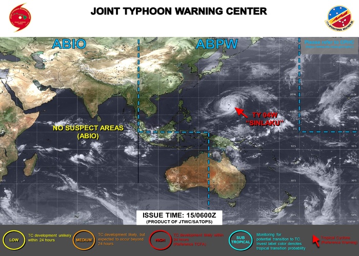 WESTERN PACIFIC: Typhoon 04W(SINLAKU) large and still powerful CAT 3 US, slow mover lead to a prolonged period period of destructive winds over the MARIANAS/ SOUTH INDIAN: Invest 92S//150900 UTC WESTERN PACIFIC: Typhoon 04W(SINLAKU) large and still powerful CAT 3 US, slow mover lead to a prolonged period period of destructive winds over the MARIANAS/ SOUTH INDIAN: Invest 92S//150900 UTC