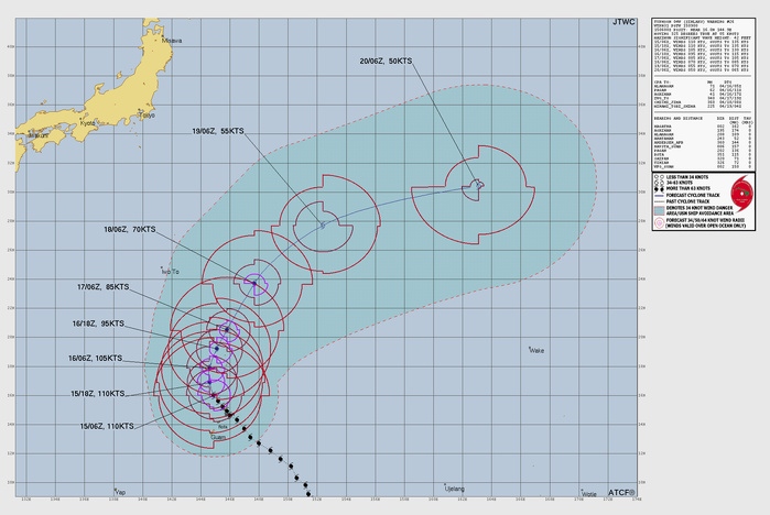WESTERN PACIFIC: Typhoon 04W(SINLAKU) large and still powerful CAT 3 US,  slow mover lead to a prolonged period period of destructive winds over the MARIANAS/ SOUTH INDIAN: Invest 92S//150900 UTC  