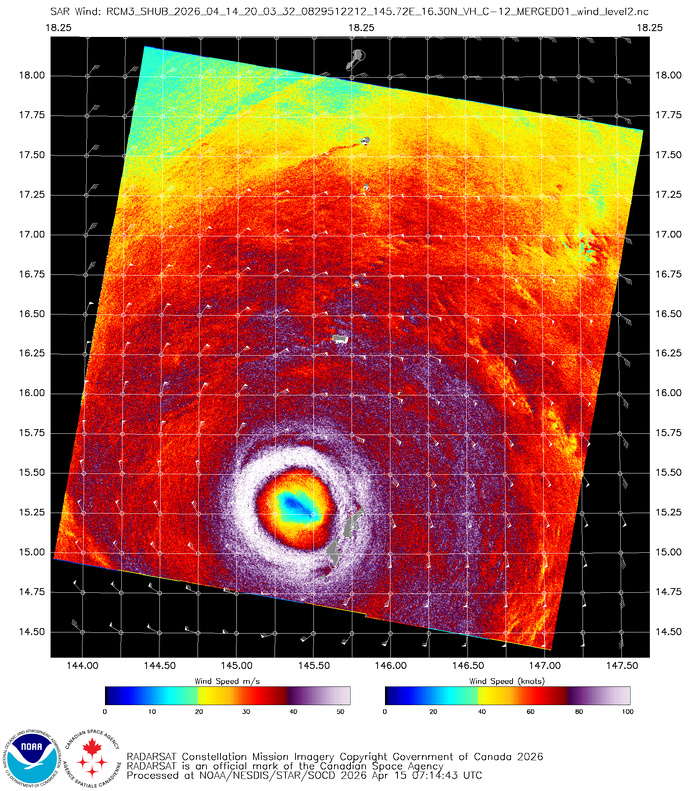 WESTERN PACIFIC: Typhoon 04W(SINLAKU) large and still powerful CAT 3 US,  slow mover lead to a prolonged period period of destructive winds over the MARIANAS/ SOUTH INDIAN: Invest 92S//150900 UTC  