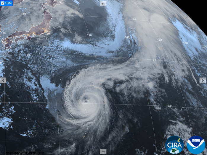 WESTERN PACIFIC: Typhoon 04W(SINLAKU) CAT 1 US is tracking over increasingly cooler seas with ETT forecast to complete by 48h//171000 UTC WESTERN PACIFIC: Typhoon 04W(SINLAKU) CAT 1 US is tracking over increasingly cooler seas with ETT forecast to complete by 48h//171000 UTC