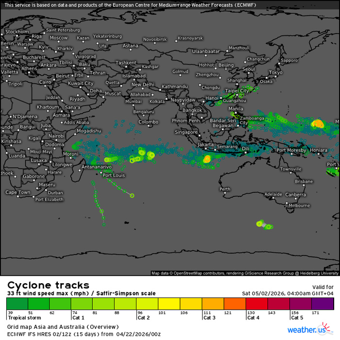 3 Week Tropical Cyclone Formation Probability//04/22/26 3 Week Tropical Cyclone Formation Probability//04/22/26