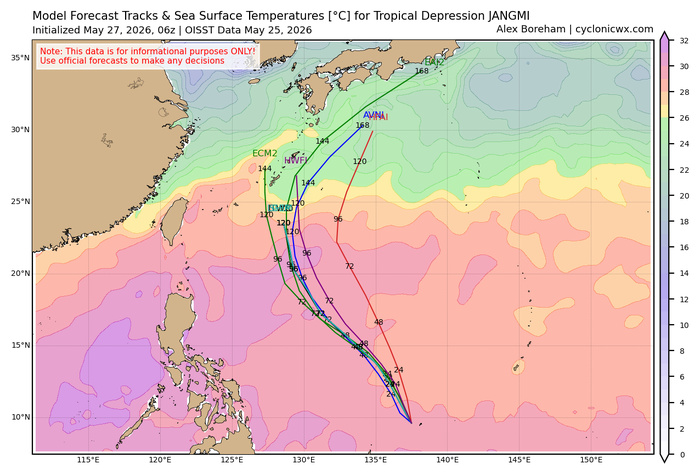 TD 06W(JANGMI) forecast to intensify next 96 hours to Typhoon Intensity while gradually approaching OKINAWA//270930 UTC 