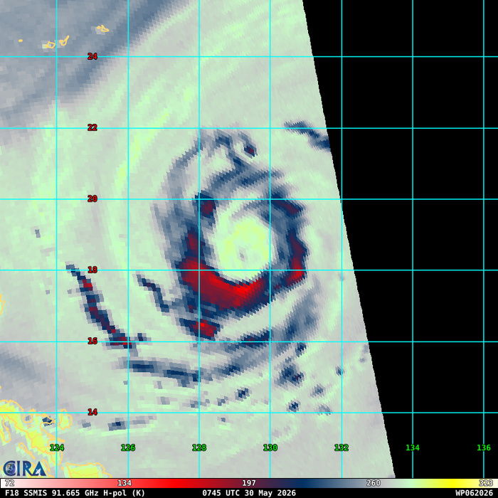 WESTERN PACIFIC:Typhoon 06W(JANGMI) forecast to peak at CAT 2 US within 36h and track very close to OKINAWA by 48h/301030 UTC / 