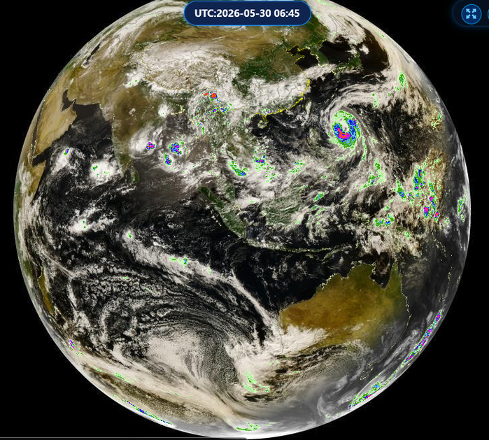 WESTERN PACIFIC:Typhoon 06W(JANGMI) forecast to peak at CAT 2 US within 36h and track very close to OKINAWA by 48h/301030 UTC / 
