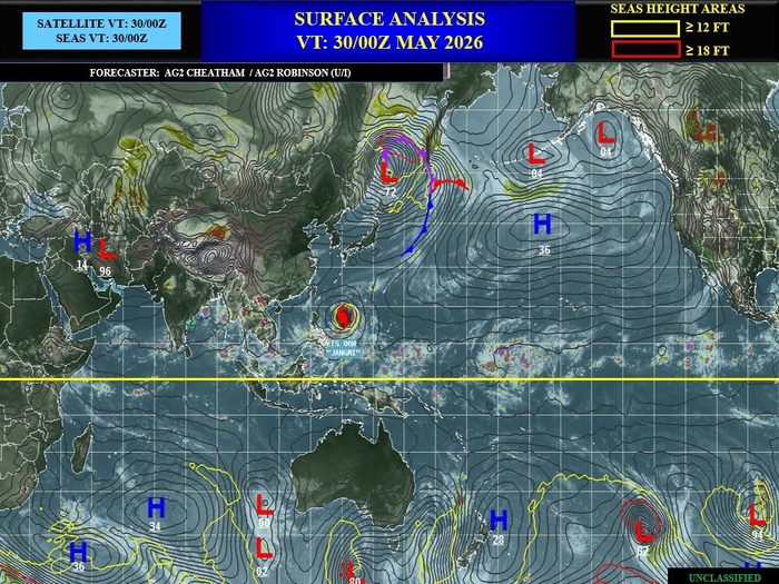 WESTERN PACIFIC:Typhoon 06W(JANGMI) forecast to peak at CAT 2 US within 36h and track very close to OKINAWA by 48h/301030 UTC / WESTERN PACIFIC:Typhoon 06W(JANGMI) forecast to peak at CAT 2 US within 36h and track very close to OKINAWA by 48h/301030 UTC /