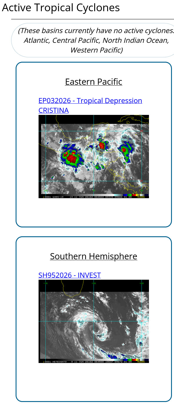 SOUTH INDIAN: Subtropical Storm 95S// 11/0900 UTC