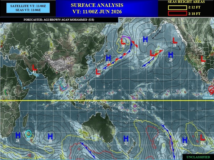 SOUTH INDIAN: Subtropical Storm 95S// 11/0900 UTC