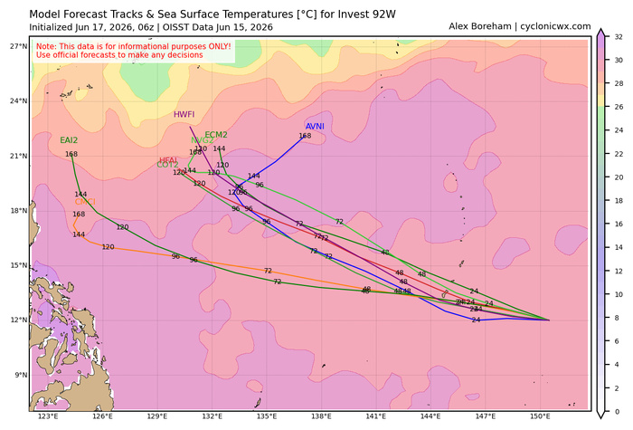 WESTERN PACIFIC: Invest 92W/ SOUTH PACIFIC: Invest 96P/3 Week Tropical Cyclone Formation Probability//17@1030 UTC WESTERN PACIFIC: Invest 92W/ SOUTH PACIFIC: Invest 96P/3 Week Tropical Cyclone Formation Probability//17@1030 UTC