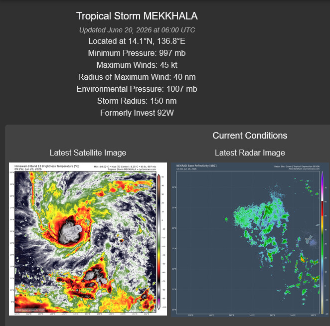 WESTERN PACIFIC: TS 07W(MEKKHALA) forecast to reach Typhoon Intensity by 24h, forecast to peak at CAT 3 US in 72h//20@1000 UTC 