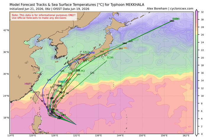 WESTERN PACIFIC:Typhoon 07W(MEKKHALA) Rapid Intensification likely next 24h forecast Peak Intensity at CAT 4 US in 48h/ Invest 94W//21@1000 UTC  
