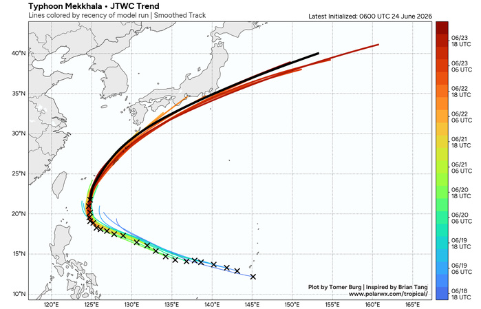 WESTERN PACIFIC:TY 07W(MEKKHALA) approaching OKINAWA while weakening/08W(HIGOS) to merge with 07W in approx 60h/Invest 95W//24@1030 UTC WESTERN PACIFIC:TY 07W(MEKKHALA) approaching OKINAWA while weakening/08W(HIGOS) to merge with 07W in approx 60h/Invest 95W//24@1030 UTC