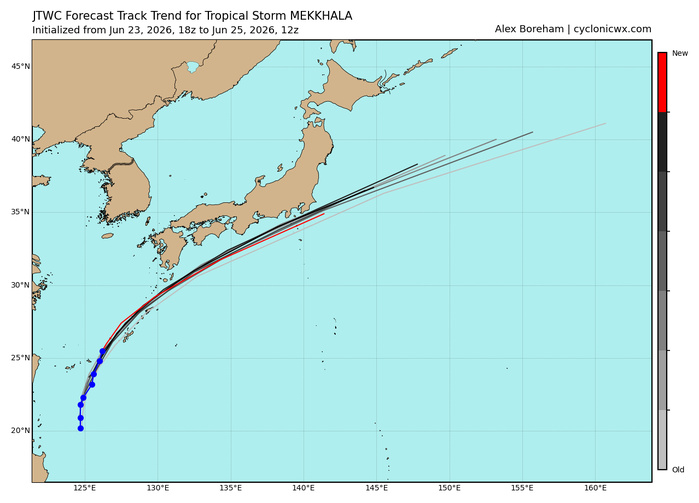 WESTERN PACIFIC:TS 07W(MEKKHALA) CPA to OKINAWA imminent with ETT completed by 48h/ TS 08W(HIGOS) beginning ETT within 24h/Invest 95W//25@1800 UTC WESTERN PACIFIC:TS 07W(MEKKHALA) CPA to OKINAWA imminent with ETT completed by 48h/ TS 08W(HIGOS) beginning ETT within 24h/Invest 95W//25@1800 UTC