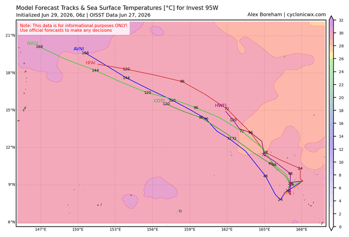WESTERN PACIFIC: Invest 95W & Invest 96W//29@0900 UTC WESTERN PACIFIC: Invest 95W & Invest 96W//29@0900 UTC