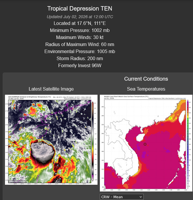 WESTERN PACIFIC: TS 09W(BAVI) RI expected next 48h to Super Typhoon Intensity/TD 10W//SOUTH PACIFIC:Invest 97P//EASTERN PACIFIC:TS 04E(DOUGLAS)//02@1800 UTC 