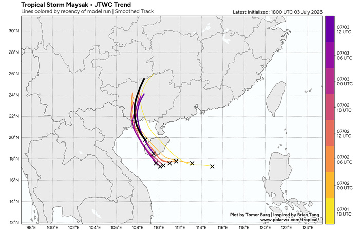 WESTERN PACIFIC:Super Typhoon 09W(BAVI) Extreme Rapid Intensification to CAT 5 US, bearing down on the MARIANAS/TS 10W(MAYSAK)/SOUTH PACIFIC:Invest 97P//03@2200 UTC