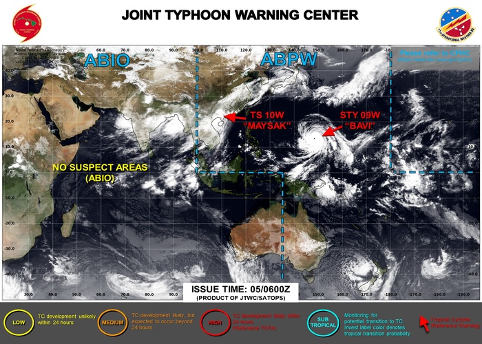 JTWC IS ISSUING 6 HOURLY WARNINGS AND 3 HOURLY SATELLITE BULLETINS ON 09W