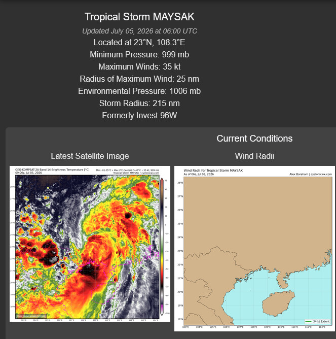 WESTERN PACIFIC: STY 09W(BAVI) CAT 5 US, perfectly circular eye,has intensified to levels above model solutions barring HAFS-A, posing a potential catastrophic threat to the NORTHERN MARIANAS//05@0930 UTC  