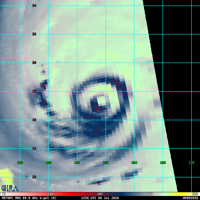 09W (BAVI) ATTEMPTING TO UNDERGO ANOTHER EYEWALL REPLACEMENT CYCLE (ERC) WITH CLEAR SEPARATION BETWEEN THE INNER-CORE AND A VERY LARGE SECONDARY EYEWALL.