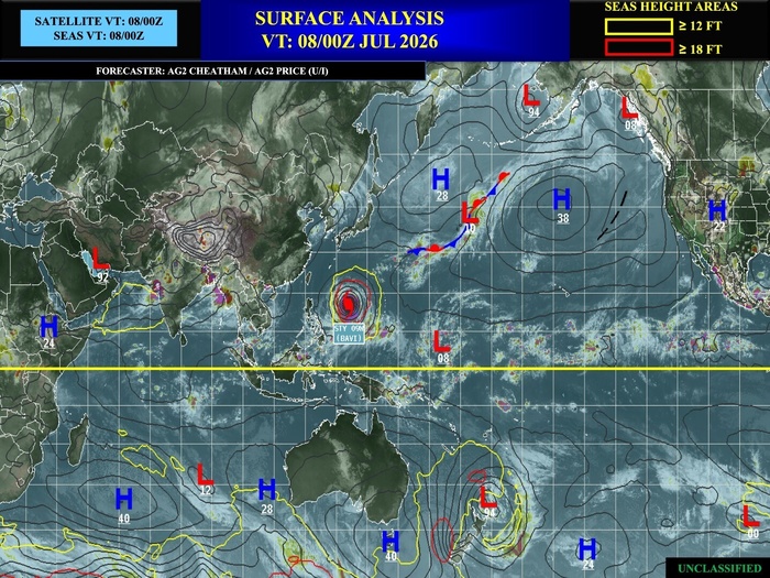 WESTERN PACIFIC: TY 09W(BAVI) peaked at STY Intensity again, now undergoing another ERC, gradually approaching the YAEYMA islands next 48h/Invest 97W//08@1700 UTC 