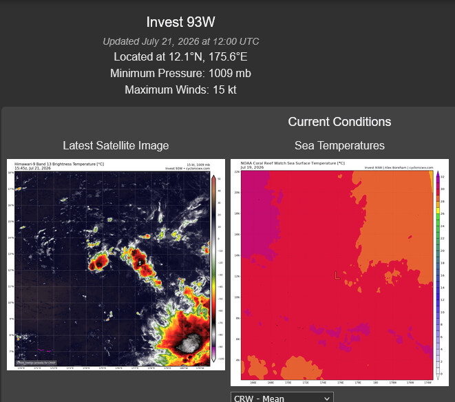 TROPICAL CYCLONE UPDATES PACIFIC/INDIAN/ATLANTIC OCEANS//21@1600 UTC 