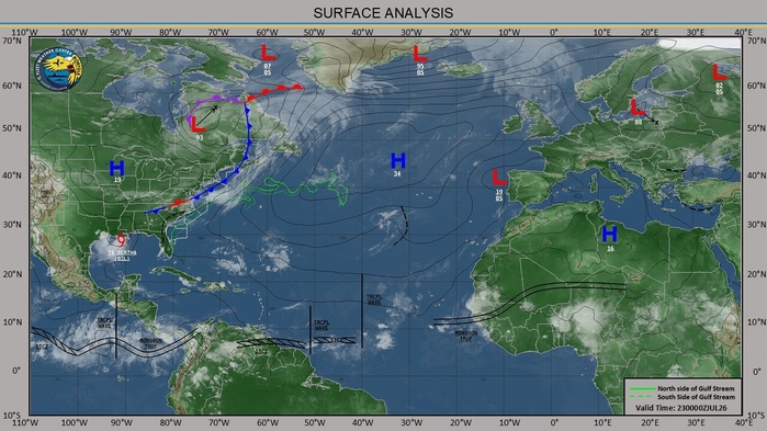 WESTERN PACIFIC: 11W set to gradually intensify next 2 days/EASTERN PACIFIC: 06E(FAUSTO) CAT 1 US/ATLANTIC: 02L(BERTHA)//23@1000 UTC 