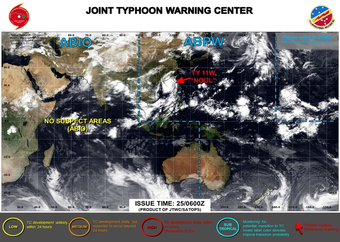 JTWC IS ISSUING 6 HOURLY WARNINGS AND 3 HOURLY SATELLITE BULLETINS ON 11W JTWC IS ISSUING 6 HOURLY WARNINGS AND 3 HOURLY SATELLITE BULLETINS ON 11W
