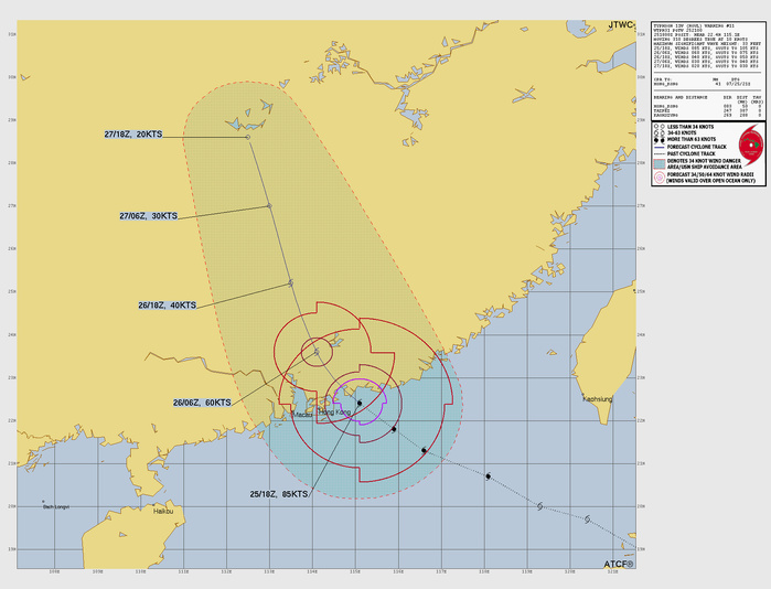 WESTERN PACIFIC: Typhoon 11W(NOUL) CAT 2 US making landfall East of HONG KONG/HU 06E(FAUSTO) CAT 2 /TS 07E(GENEVIEVE) forecast to peak at CAT 4 by 72 hours/Invest 93B//25@2130 UTC WESTERN PACIFIC: Typhoon 11W(NOUL) CAT 2 US making landfall East of HONG KONG/HU 06E(FAUSTO) CAT 2 /TS 07E(GENEVIEVE) forecast to peak at CAT 4 by 72 hours/Invest 93B//25@2130 UTC
