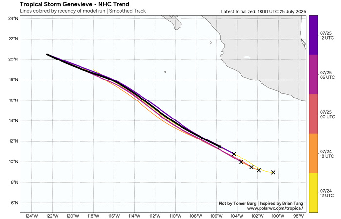 WESTERN PACIFIC: Typhoon 11W(NOUL) CAT 2 US making landfall East of HONG KONG/HU 06E(FAUSTO) CAT 2 /TS 07E(GENEVIEVE) forecast to peak at CAT 4 by 72 hours/Invest 93B//25@2130 UTC WESTERN PACIFIC: Typhoon 11W(NOUL) CAT 2 US making landfall East of HONG KONG/HU 06E(FAUSTO) CAT 2 /TS 07E(GENEVIEVE) forecast to peak at CAT 4 by 72 hours/Invest 93B//25@2130 UTC