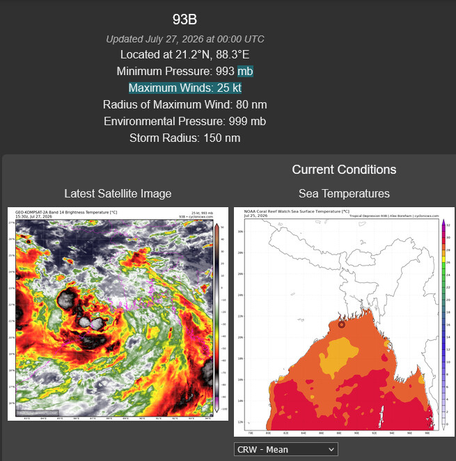 WESTERN PACIFIC: TS 12W(DOLPHIN) forecast to reach Typhoon Intensity within 24 hours and be a Super Typhoon by 60 hours/EASTERN PACIFIC: Hurricane 07E(GENEVIEVE) Extreme Rapid Intensification from CAT 1 US to CAT 5 in 24 hours/27@1630 UTC