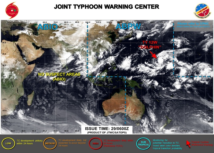 JTWC IS ISSUING 6 HOURLY WARNINGS AND 3 HOURLY SATELLITE BULLETINS ON 12W. 3 HOURLY SATELLITE BULLETINS ARE ISSUED 06E