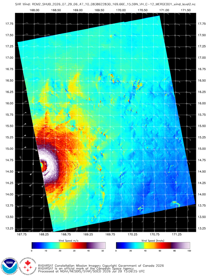 WESTERN PACIFIC: TY 12W(DOLPHIN) CAT 4 US, an ERC momentarily stopped a stunning ERI event of 80kt/24h,CAT 5 forecast within 24h/EASTERN PACIFIC: HU 07E(GENEVIEVE) still powerful//29@1130 UTC