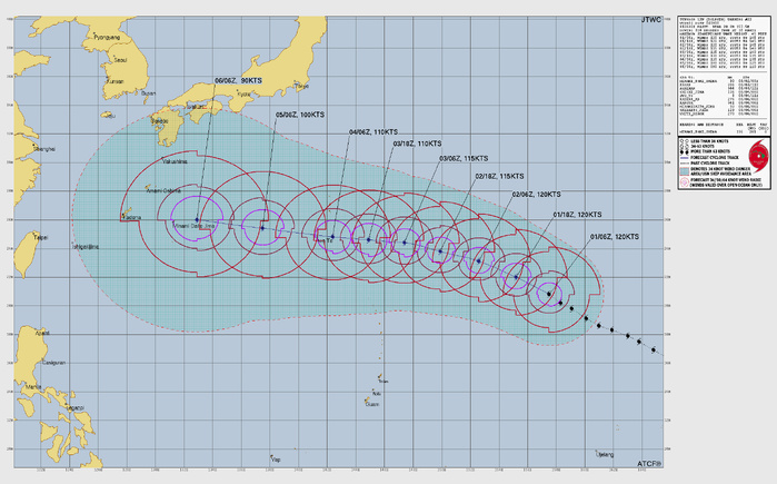 WESTERN PACIFIC: TY 12W(DOLPHIN) 3rd ERC near completion,still powerful CAT 4 US/EASTERN PACIFIC: 07E(GENEVIEVE) nicely depicted by SAR//01@1000 UTC WESTERN PACIFIC: TY 12W(DOLPHIN) 3rd ERC near completion,still powerful CAT 4 US/EASTERN PACIFIC: 07E(GENEVIEVE) nicely depicted by SAR//01@1000 UTC